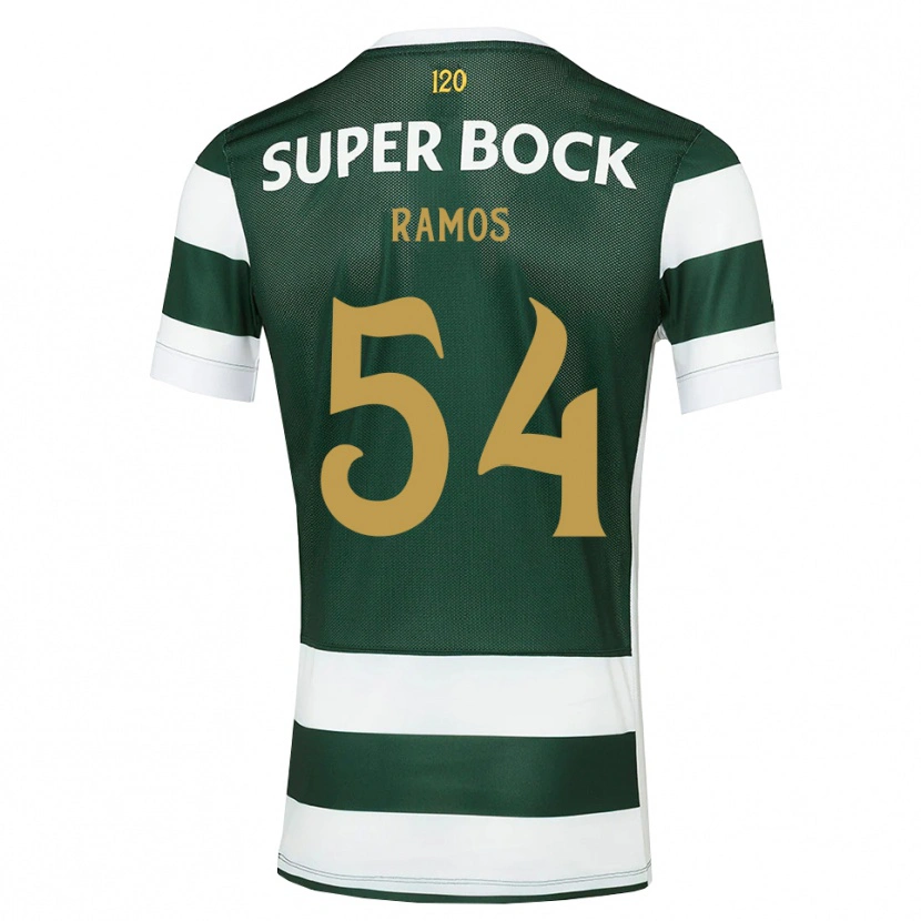 Danxen Mænd Bruno Ramos #54 Mørkskifergrå Hvid Hjemmebane Spillertrøjer 2026/27 Trøje T-Shirt