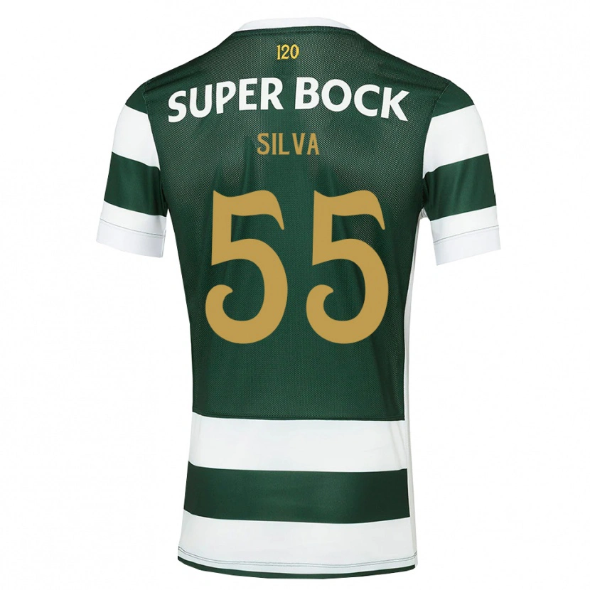 Danxen Mænd José Silva #55 Mørkskifergrå Hvid Hjemmebane Spillertrøjer 2026/27 Trøje T-Shirt