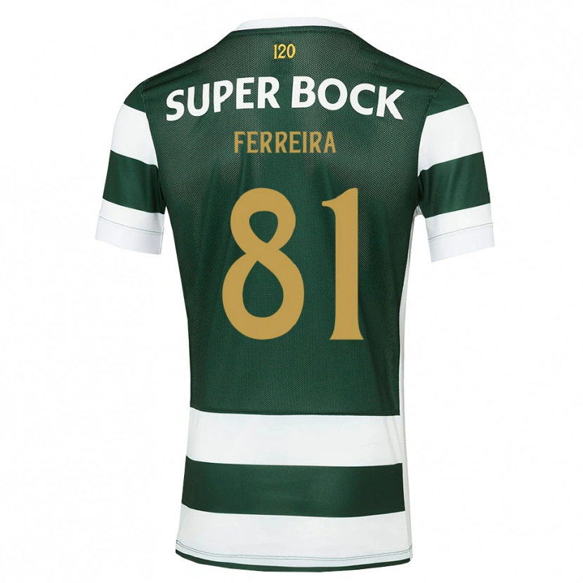 Danxen Mænd Sandro Ferreira #81 Mørkskifergrå Hvid Hjemmebane Spillertrøjer 2026/27 Trøje T-Shirt