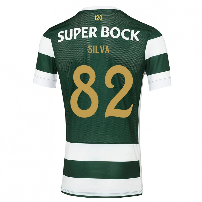 Danxen Mænd Gabriel Silva #82 Mørkskifergrå Hvid Hjemmebane Spillertrøjer 2026/27 Trøje T-Shirt
