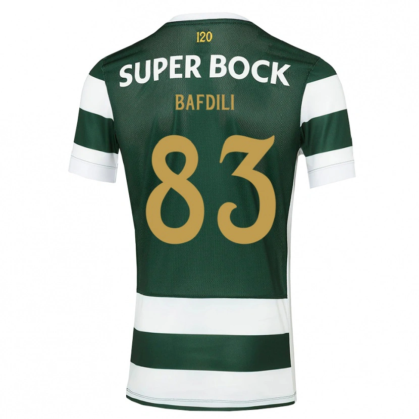 Danxen Mænd Zaïd Bafdili #83 Mørkskifergrå Hvid Hjemmebane Spillertrøjer 2026/27 Trøje T-Shirt