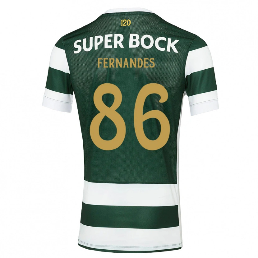 Danxen Mænd Emanuel Fernandes #86 Mørkskifergrå Hvid Hjemmebane Spillertrøjer 2026/27 Trøje T-Shirt