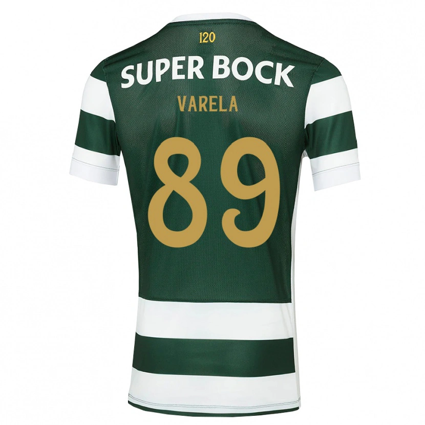 Danxen Mænd Leonardo Varela #89 Mørkskifergrå Hvid Hjemmebane Spillertrøjer 2026/27 Trøje T-Shirt