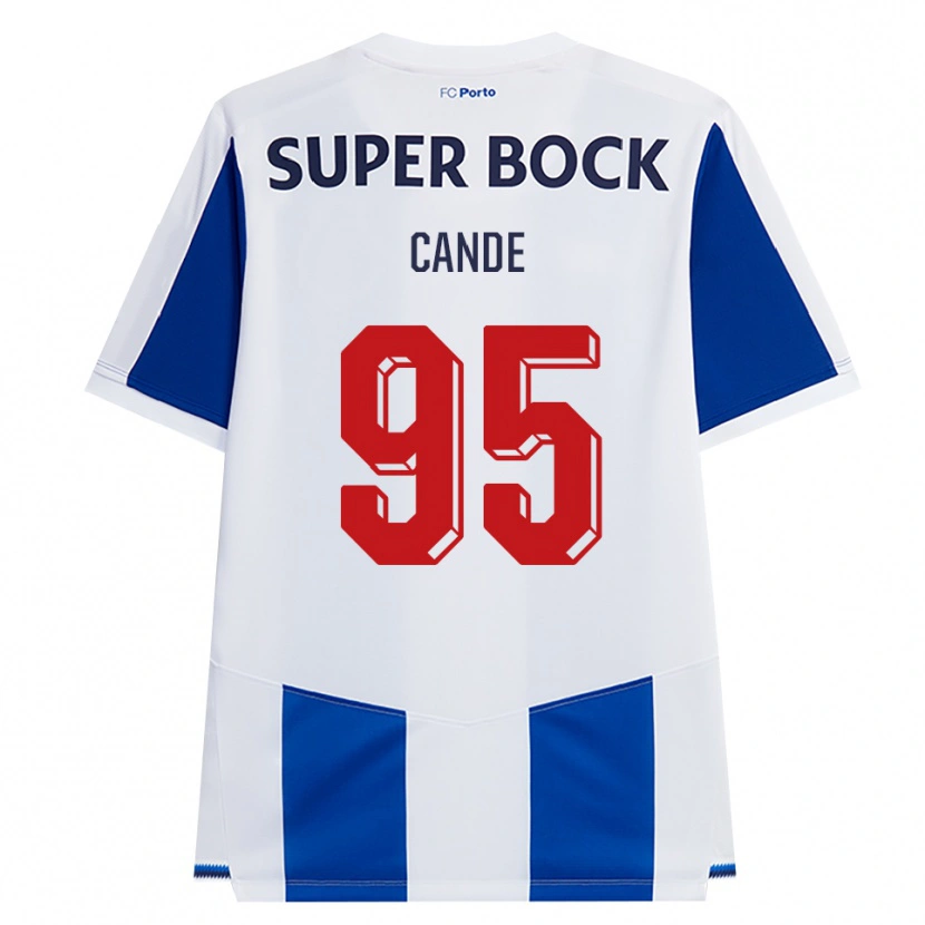 Danxen Mænd Anhá Cande #95 Blå Hvid Rød Hjemmebane Spillertrøjer 2026/27 Trøje T-Shirt