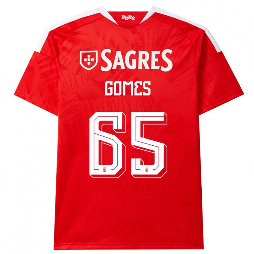 Danxen Mænd André Gomes #65 Rød Hvid Gul Hjemmebane Spillertrøjer 2026/27 Trøje T-Shirt