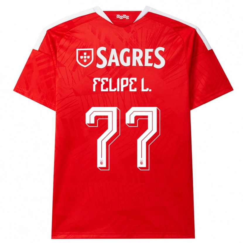 Danxen Mænd Felipe Lima #77 Rød Hvid Gul Hjemmebane Spillertrøjer 2026/27 Trøje T-Shirt