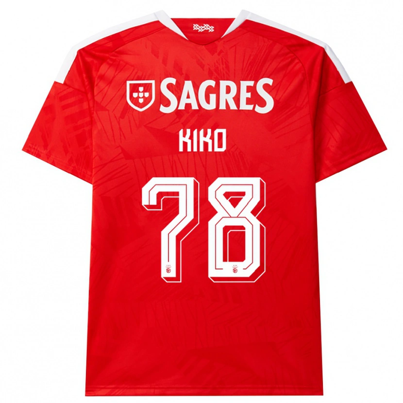 Danxen Mænd Kiko #78 Rød Hvid Gul Hjemmebane Spillertrøjer 2026/27 Trøje T-Shirt