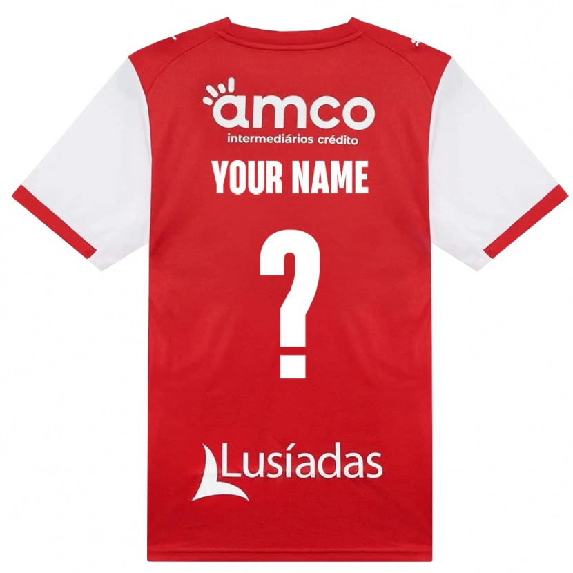 Danxen Mænd Dit Navn #0 Hvid Rød Sort Hjemmebane Spillertrøjer 2026/27 Trøje T-Shirt