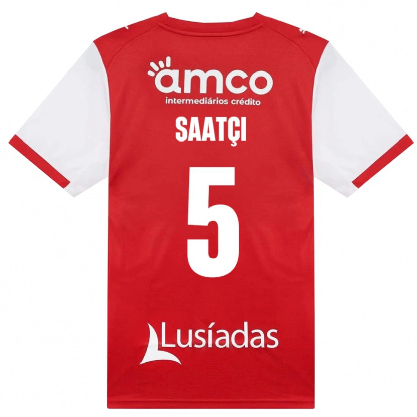 Danxen Mænd Serdar Saatçı #5 Hvid Rød Sort Hjemmebane Spillertrøjer 2026/27 Trøje T-Shirt