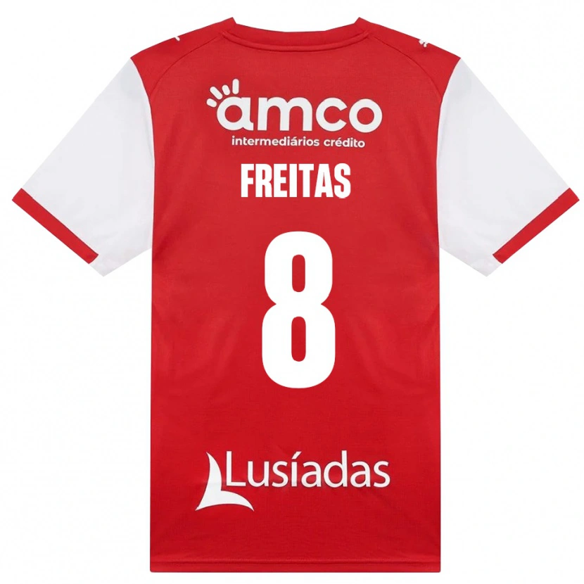 Danxen Mænd Mylena Freitas #8 Hvid Rød Sort Hjemmebane Spillertrøjer 2026/27 Trøje T-Shirt