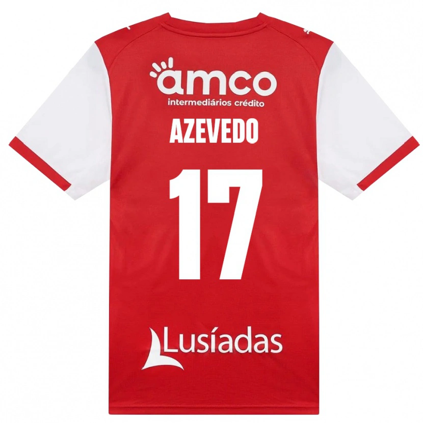 Danxen Mænd Mariana Azevedo #17 Hvid Rød Sort Hjemmebane Spillertrøjer 2026/27 Trøje T-Shirt