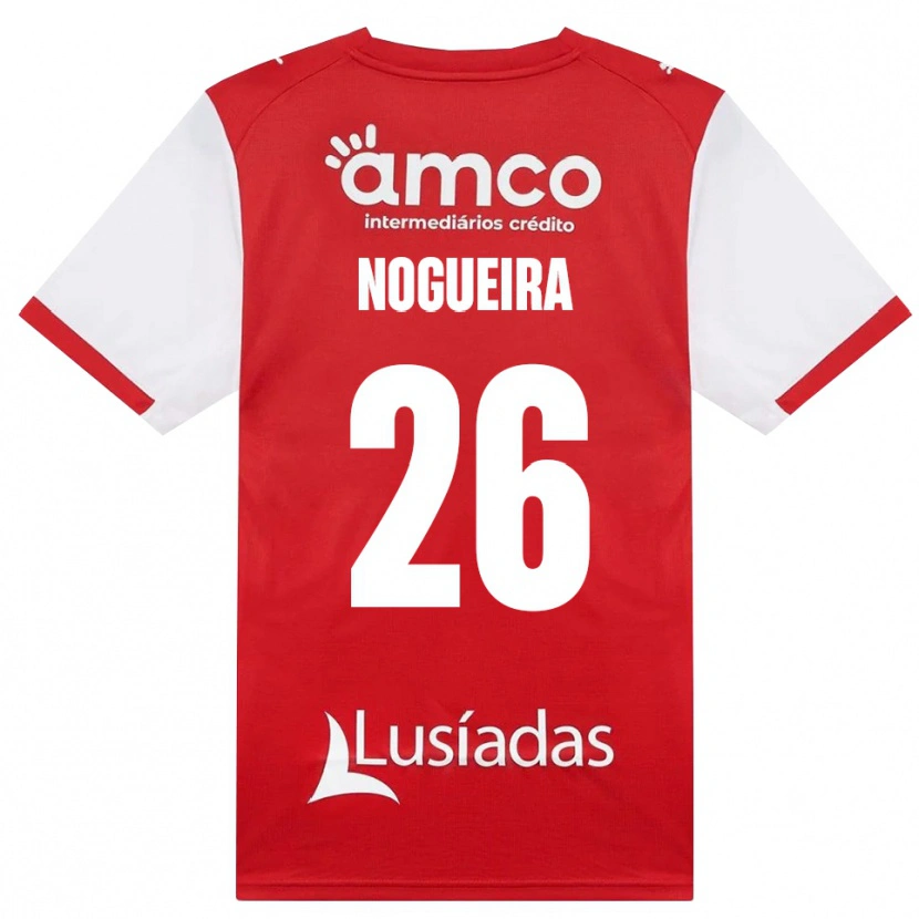 Danxen Mænd Ana Nogueira #26 Hvid Rød Sort Hjemmebane Spillertrøjer 2026/27 Trøje T-Shirt