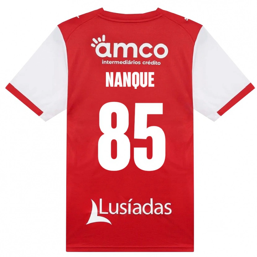 Danxen Mænd Edgar Nanque #85 Hvid Rød Sort Hjemmebane Spillertrøjer 2026/27 Trøje T-Shirt