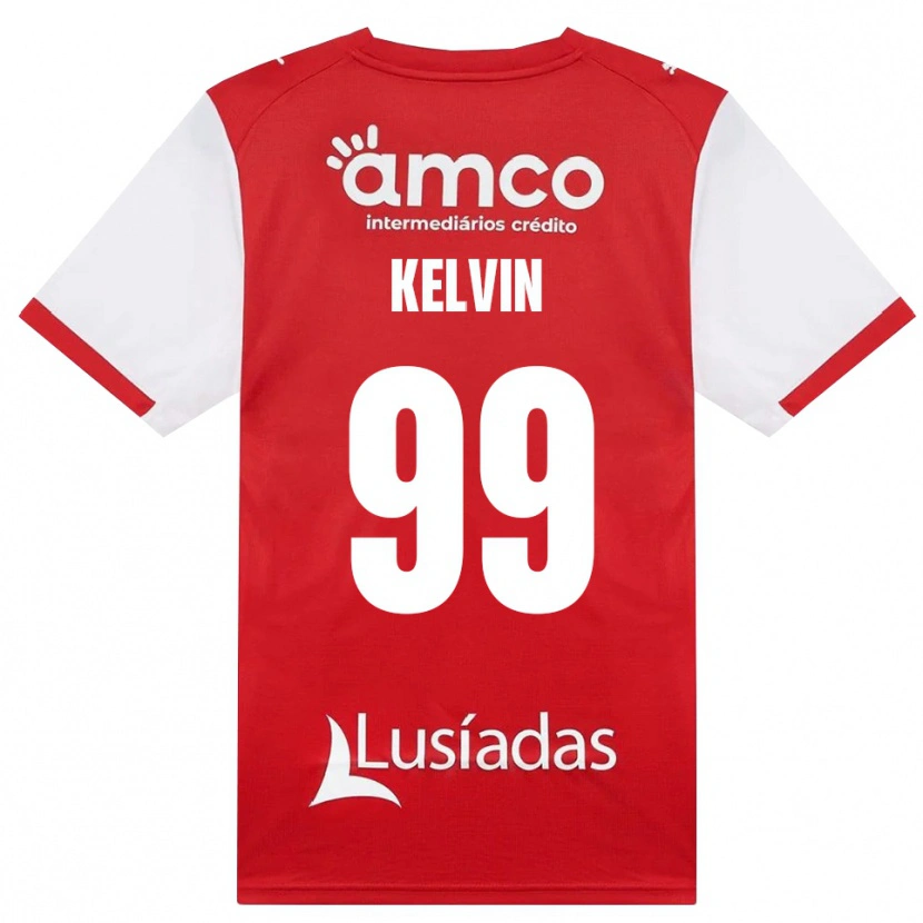 Danxen Mænd Kauan Kelvin #99 Hvid Rød Sort Hjemmebane Spillertrøjer 2026/27 Trøje T-Shirt