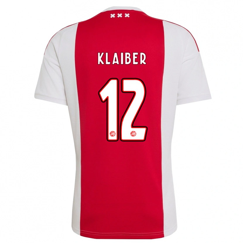 Danxen Mænd Sean Klaiber #12 Rød Hvid Gul Hjemmebane Spillertrøjer 2026/27 Trøje T-Shirt