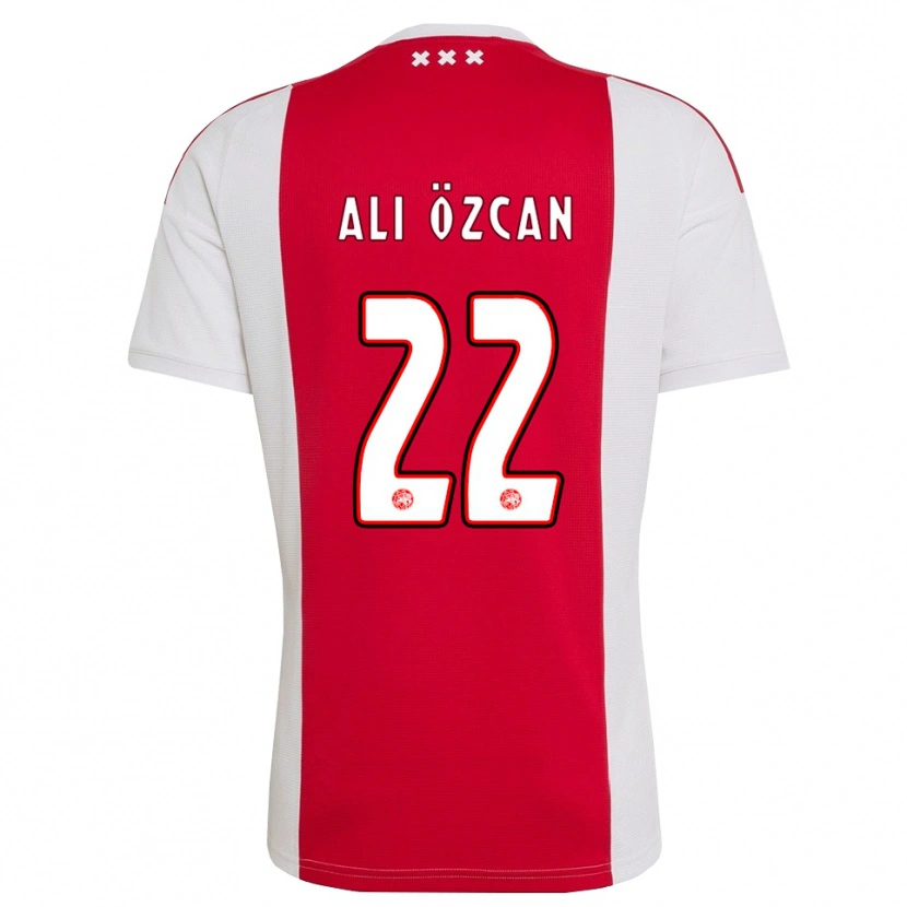 Danxen Mænd Akın Ali Özcan #22 Rød Hvid Gul Hjemmebane Spillertrøjer 2026/27 Trøje T-Shirt