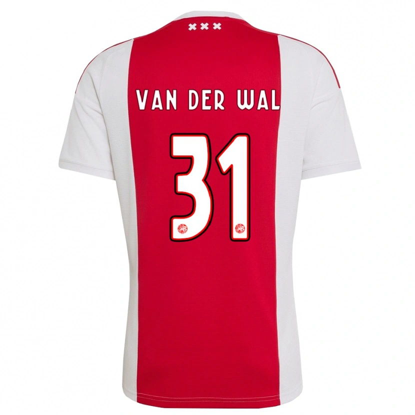 Danxen Mænd Dionne Van Der Wal #31 Rød Hvid Gul Hjemmebane Spillertrøjer 2026/27 Trøje T-Shirt