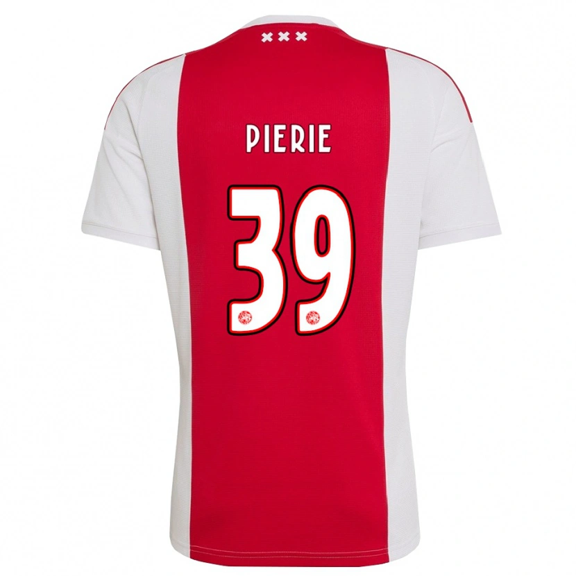 Danxen Mænd Kik Pierie #39 Rød Hvid Gul Hjemmebane Spillertrøjer 2026/27 Trøje T-Shirt