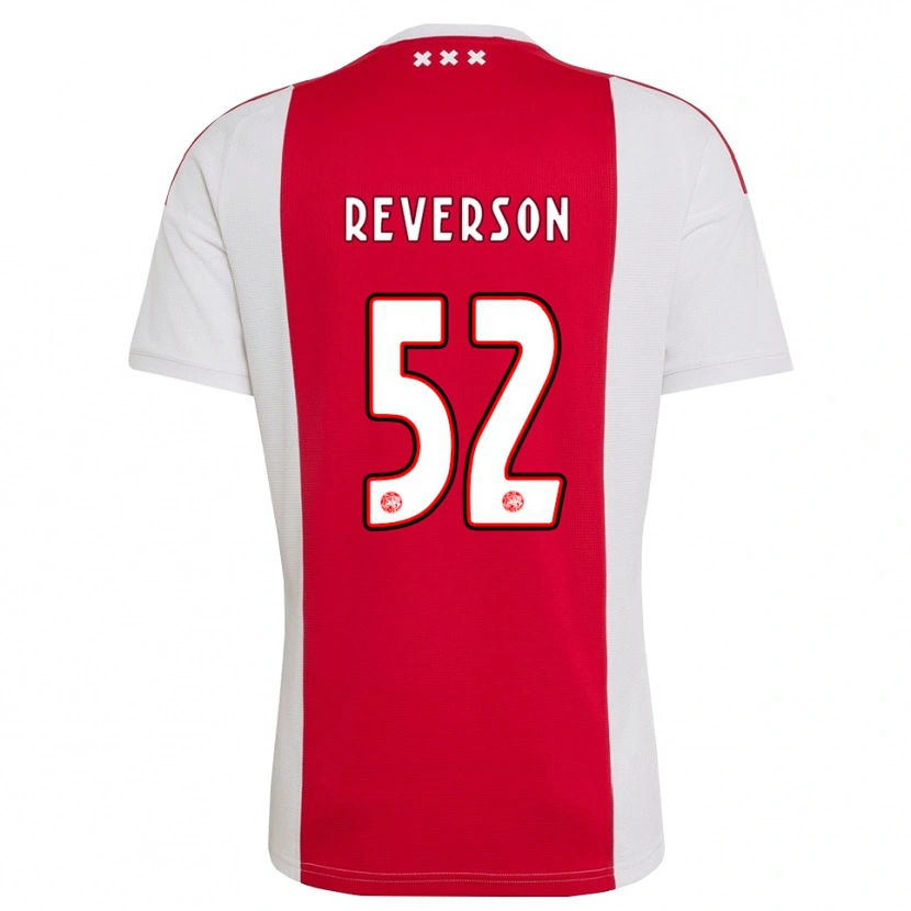 Danxen Mænd Paul Reverson #52 Rød Hvid Gul Hjemmebane Spillertrøjer 2026/27 Trøje T-Shirt