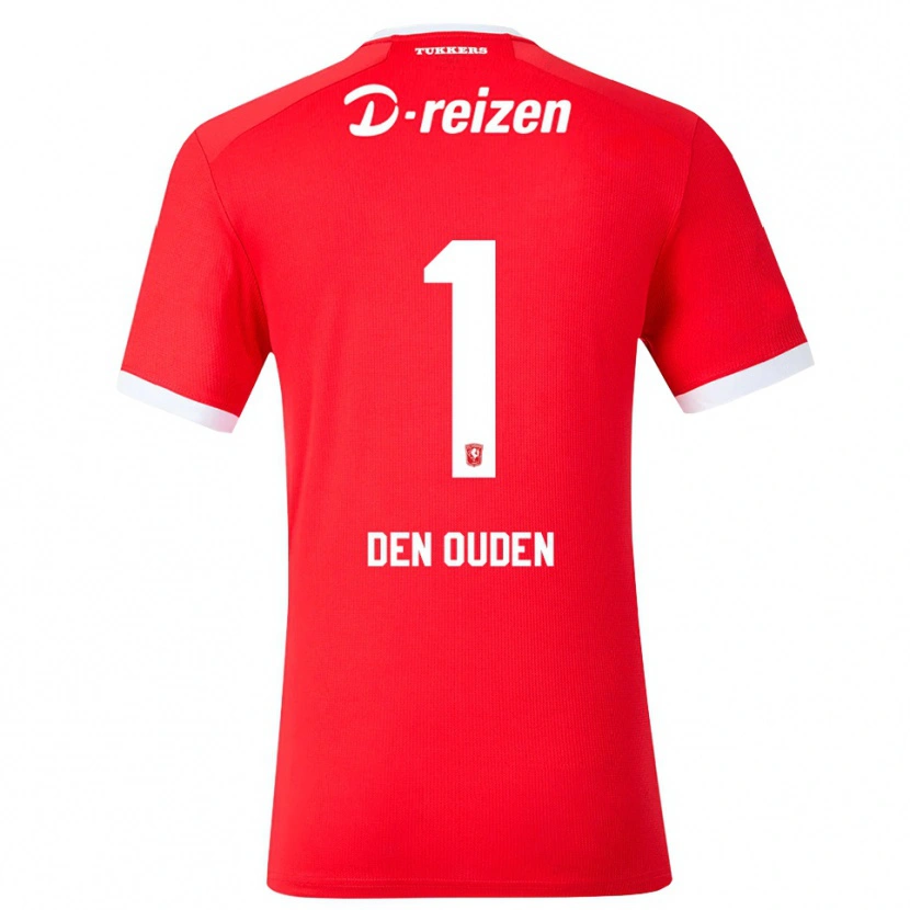 Danxen Mænd Jim Den Ouden #1 Rød Hvid Hjemmebane Spillertrøjer 2026/27 Trøje T-Shirt