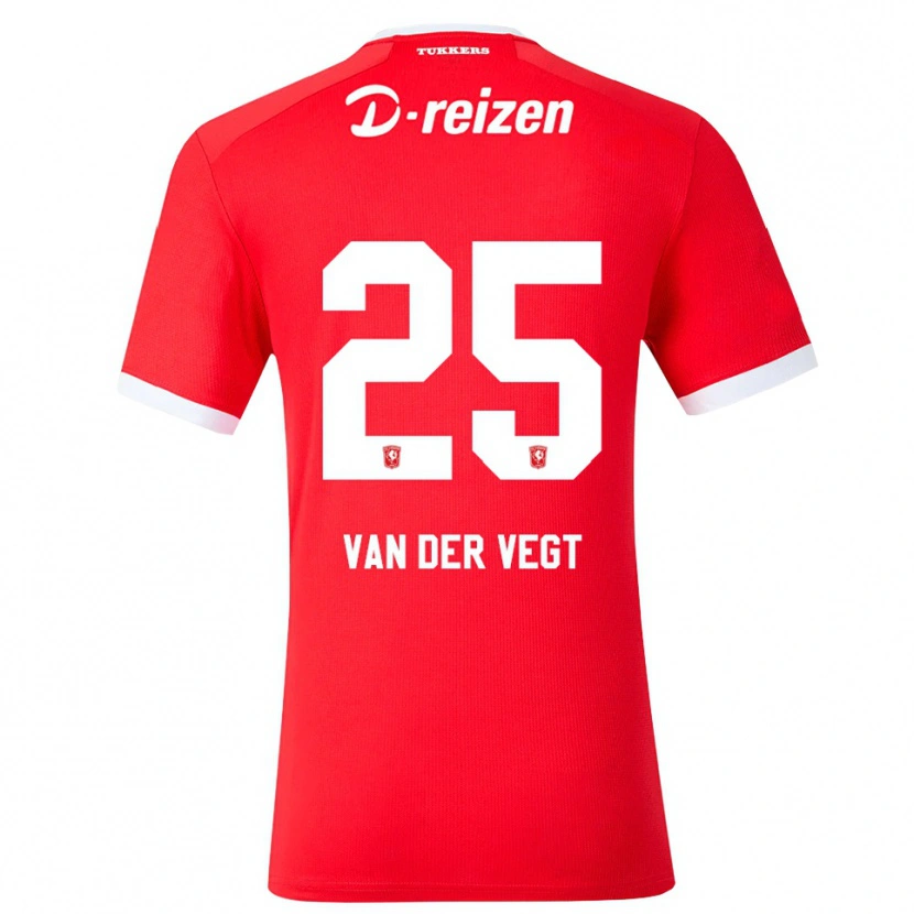 Danxen Mænd Imre Van Der Vegt #25 Rød Hvid Hjemmebane Spillertrøjer 2026/27 Trøje T-Shirt
