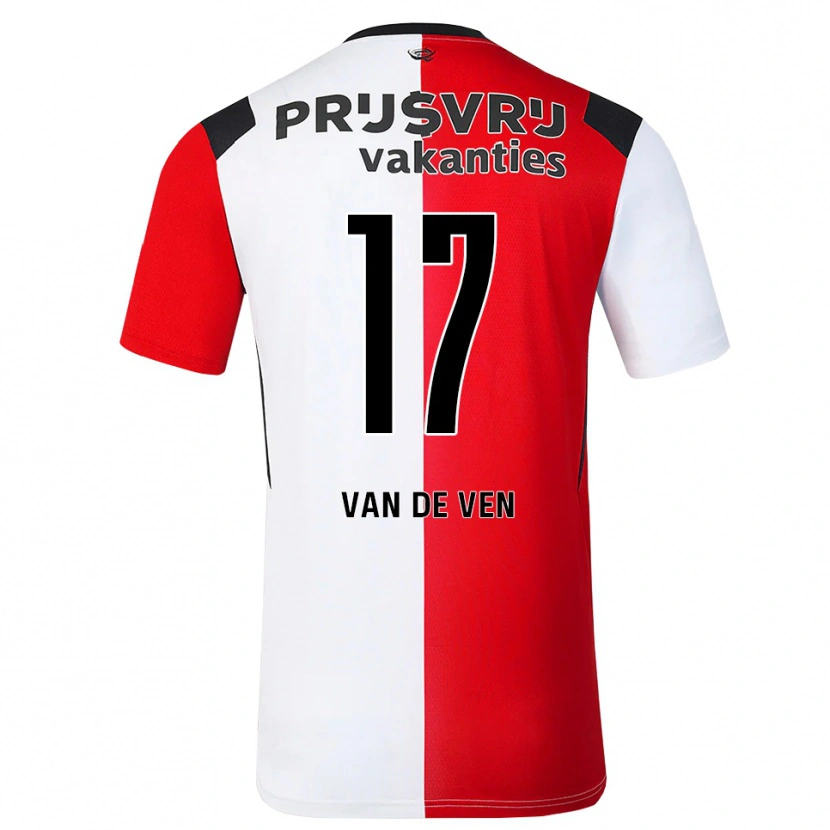 Danxen Mænd Zoi Van De Ven #17 Rød Hvid Sort Hjemmebane Spillertrøjer 2026/27 Trøje T-Shirt