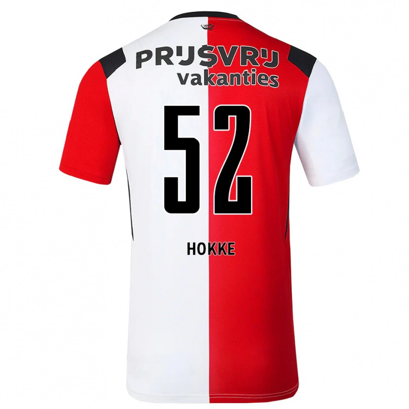 Danxen Mænd Milan Hokke #52 Rød Hvid Sort Hjemmebane Spillertrøjer 2026/27 Trøje T-Shirt