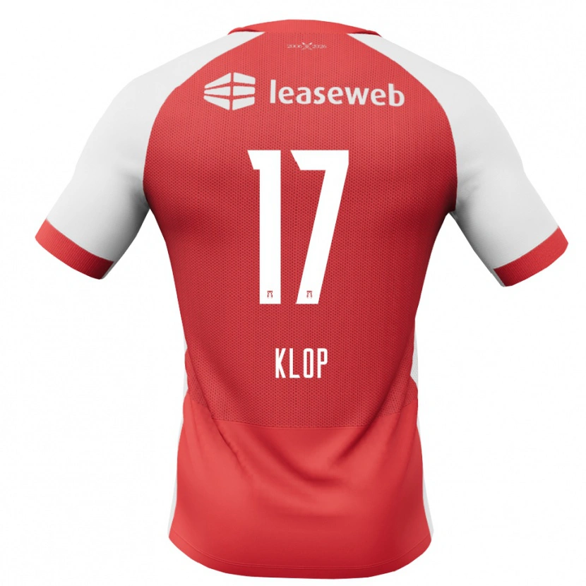 Danxen Mænd Cas Klop #17 Rød Hvid Sort Hjemmebane Spillertrøjer 2026/27 Trøje T-Shirt