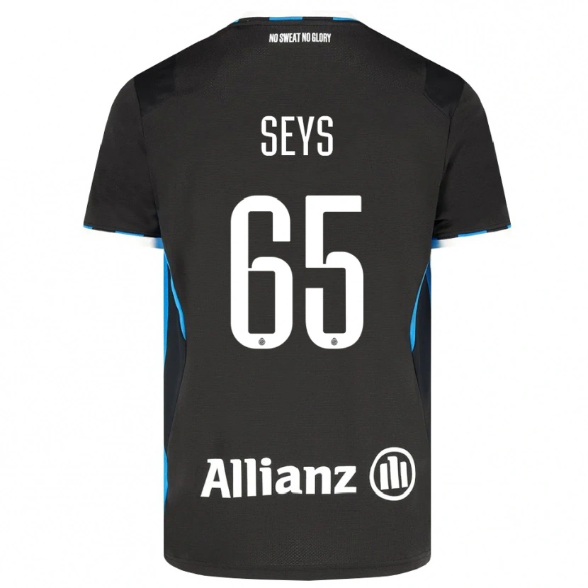 Danxen Mænd Joaquin Seys #65 Sort Rød Blå Hjemmebane Spillertrøjer 2026/27 Trøje T-Shirt