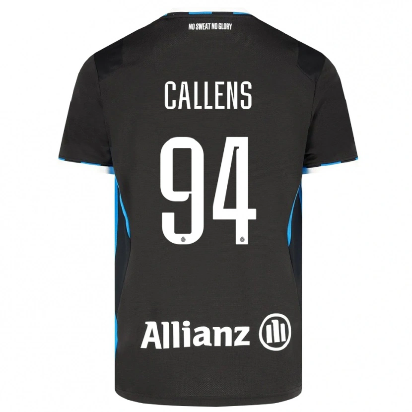 Danxen Mænd Emiel Callens #94 Sort Rød Blå Hjemmebane Spillertrøjer 2026/27 Trøje T-Shirt