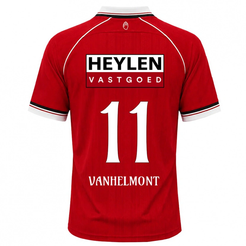 Danxen Mænd Lennox Vanhelmont #11 Rød Hvid Sort Hjemmebane Spillertrøjer 2026/27 Trøje T-Shirt