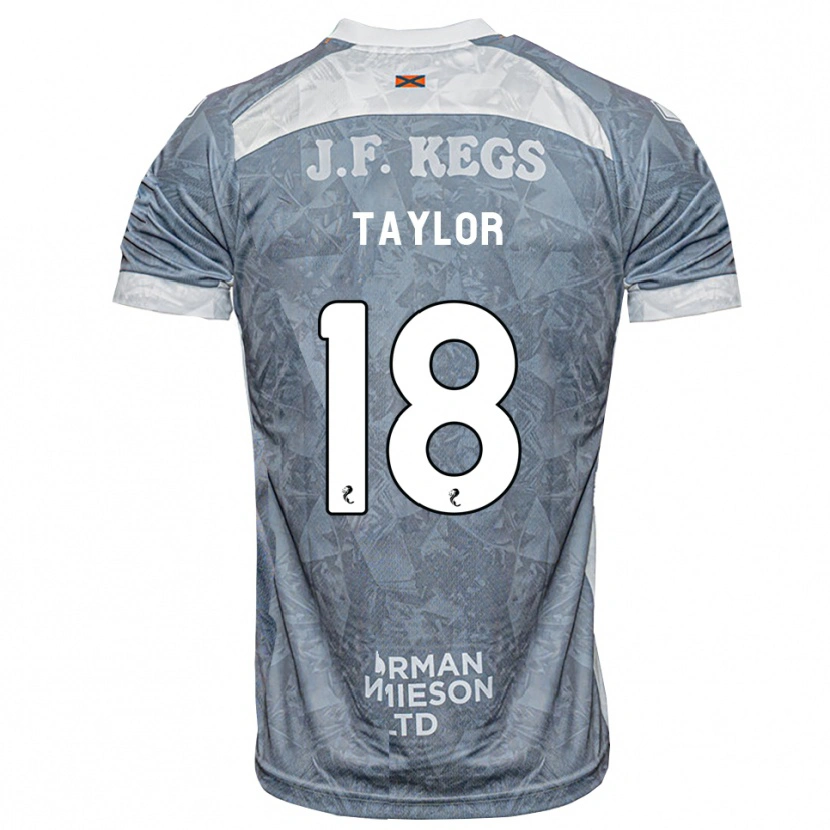 Danxen Mænd Amy Taylor #18 Lys Skifergrå Udebane Spillertrøjer 2026/27 Trøje T-Shirt