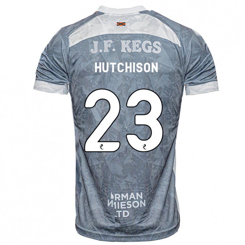 Danxen Mænd Daisy Hutchison #23 Lys Skifergrå Udebane Spillertrøjer 2026/27 Trøje T-Shirt