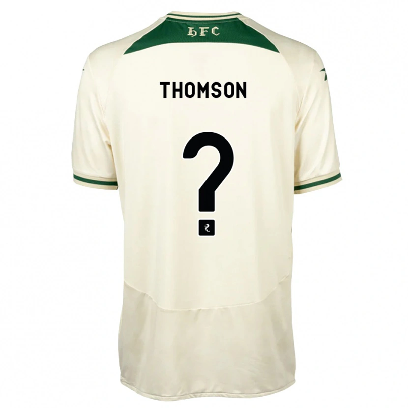 Danxen Mænd Jackson Thomson #0 Hvid Skovgrøn Udebane Spillertrøjer 2026/27 Trøje T-Shirt