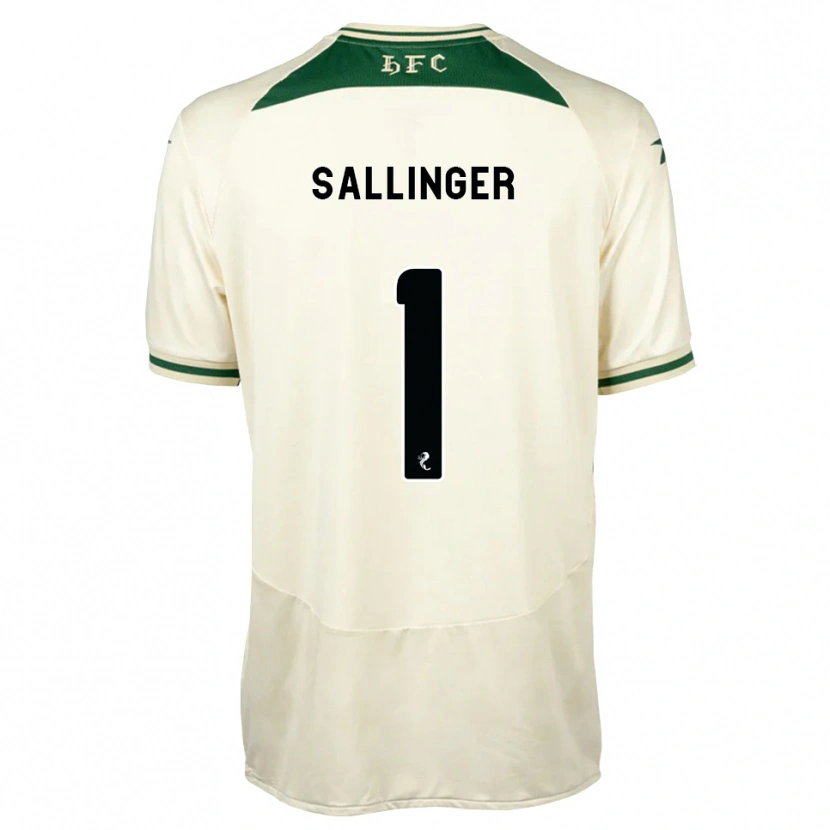 Danxen Mænd Raphael Sallinger #1 Hvid Skovgrøn Udebane Spillertrøjer 2026/27 Trøje T-Shirt