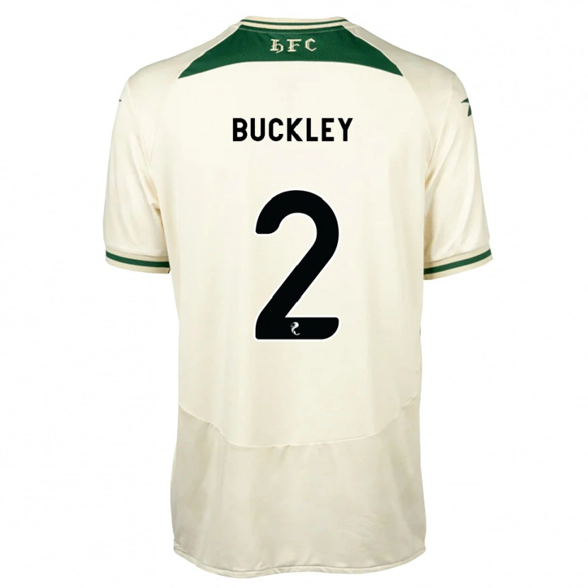 Danxen Mænd Adam Buckley #2 Hvid Skovgrøn Udebane Spillertrøjer 2026/27 Trøje T-Shirt