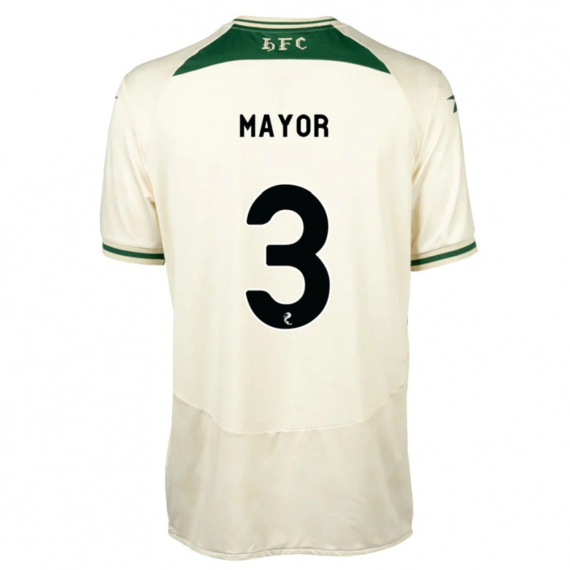 Danxen Mænd Adam Mayor #3 Hvid Skovgrøn Udebane Spillertrøjer 2026/27 Trøje T-Shirt