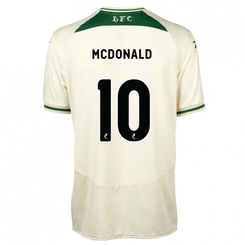 Danxen Mænd Josh Mcdonald #10 Hvid Skovgrøn Udebane Spillertrøjer 2026/27 Trøje T-Shirt