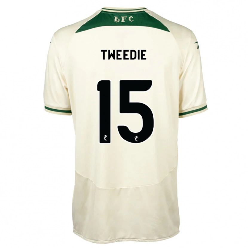 Danxen Mænd Lia Tweedie #15 Hvid Skovgrøn Udebane Spillertrøjer 2026/27 Trøje T-Shirt