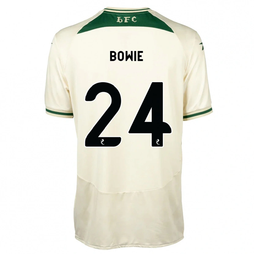 Danxen Mænd Tegan Bowie #24 Hvid Skovgrøn Udebane Spillertrøjer 2026/27 Trøje T-Shirt