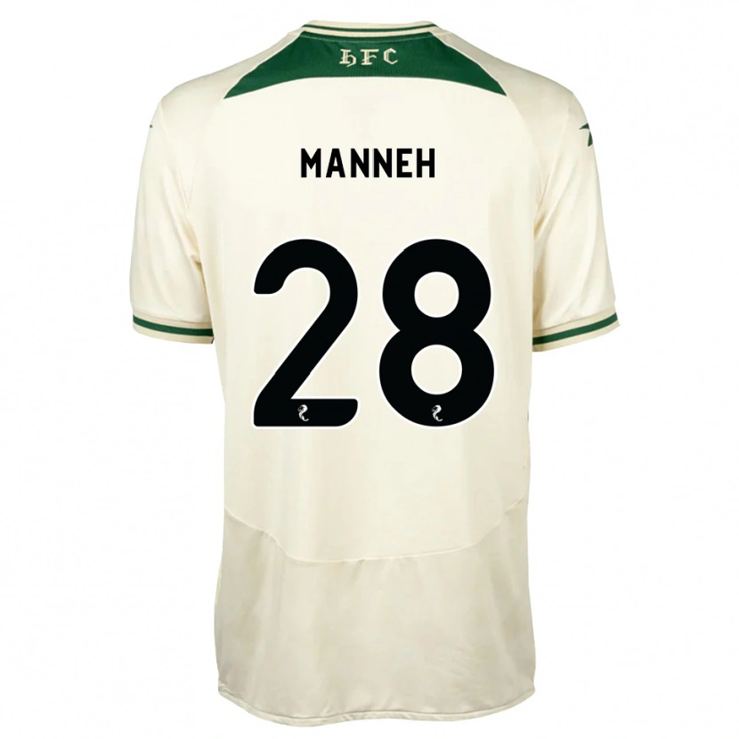 Danxen Mænd Alasana Manneh #28 Hvid Skovgrøn Udebane Spillertrøjer 2026/27 Trøje T-Shirt