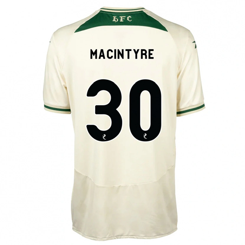 Danxen Mænd Jacob Macintyre #30 Hvid Skovgrøn Udebane Spillertrøjer 2026/27 Trøje T-Shirt