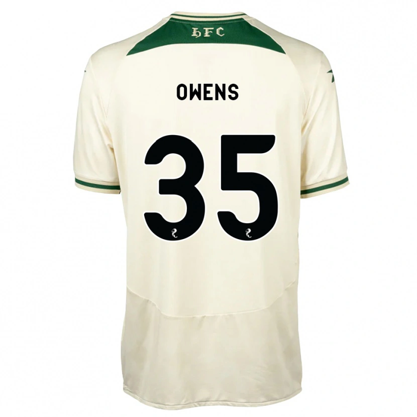 Danxen Mænd Freddie Owens #35 Hvid Skovgrøn Udebane Spillertrøjer 2026/27 Trøje T-Shirt