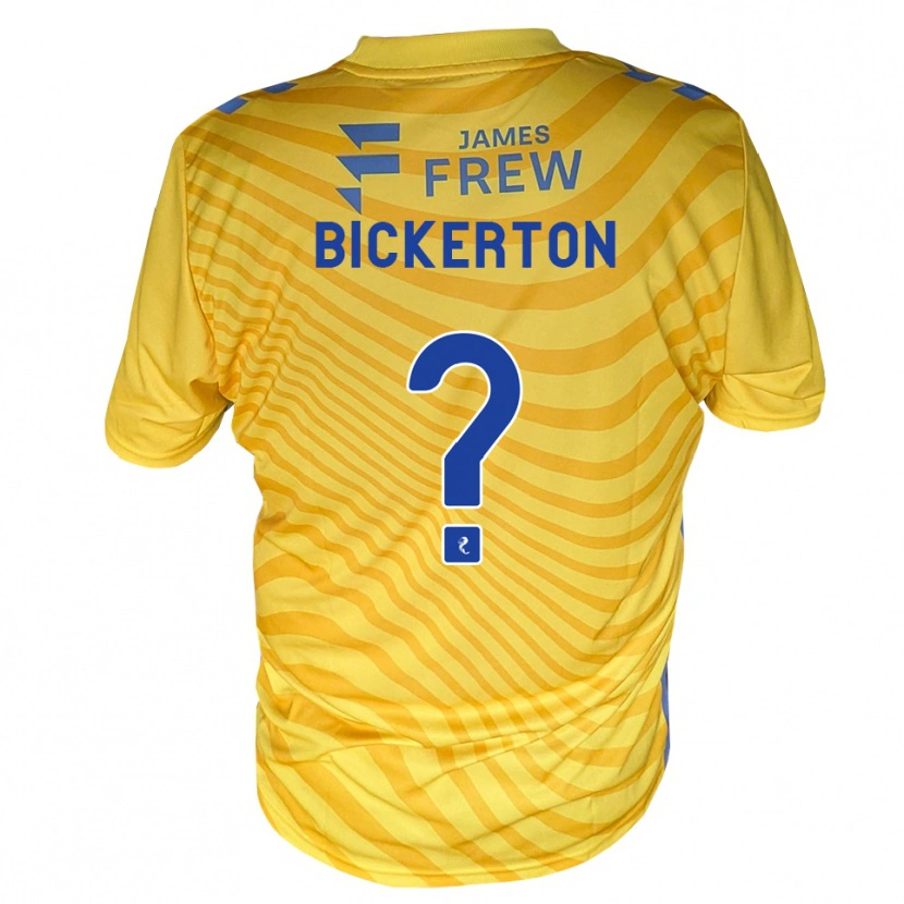 Danxen Mænd Cole Bickerton #0 Kongeblå Gul Udebane Spillertrøjer 2026/27 Trøje T-Shirt