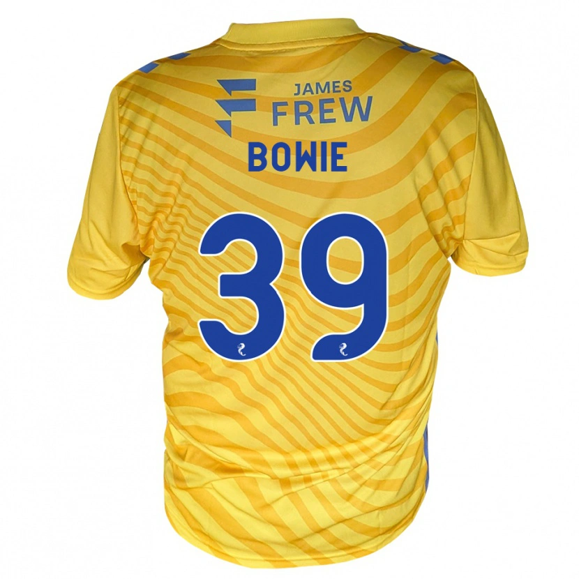 Danxen Mænd Euan Bowie #39 Kongeblå Gul Udebane Spillertrøjer 2026/27 Trøje T-Shirt