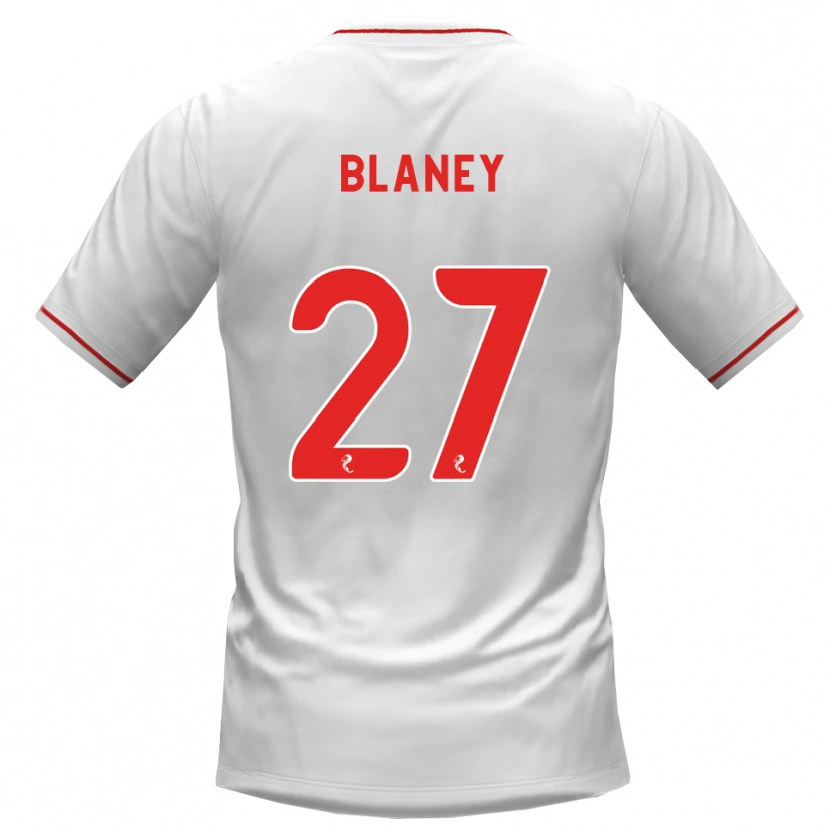 Danxen Mænd Shane Blaney #27 Hvid Rød Udebane Spillertrøjer 2026/27 Trøje T-Shirt