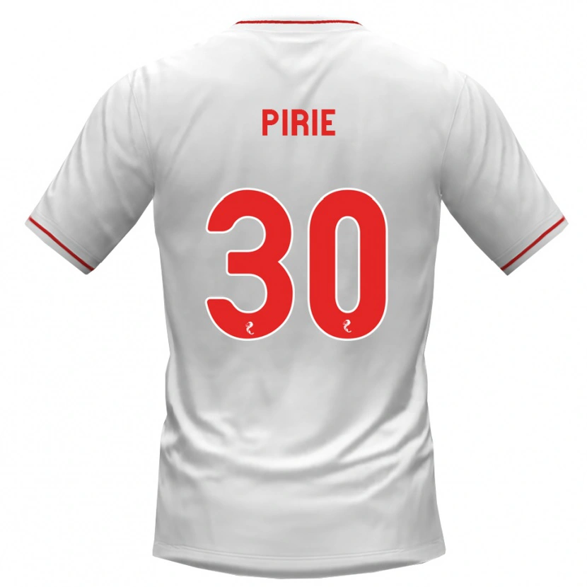 Danxen Mænd Rachel Pirie #30 Hvid Rød Udebane Spillertrøjer 2026/27 Trøje T-Shirt