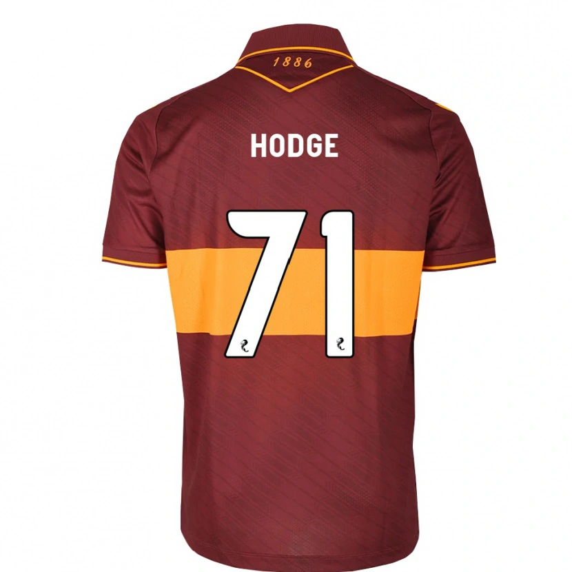 Danxen Mænd Joe Hodge #71 Orange Maron Udebane Spillertrøjer 2026/27 Trøje T-Shirt