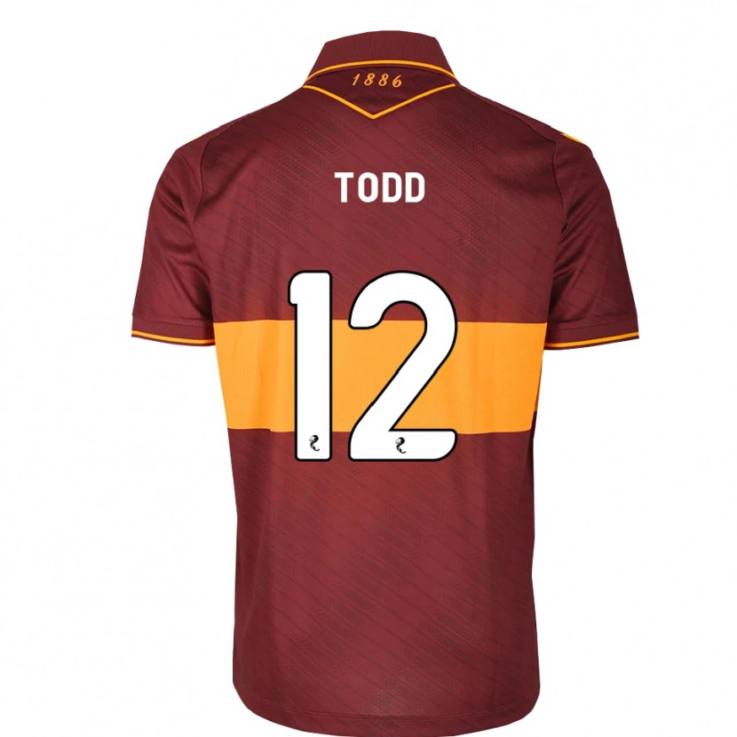 Danxen Mænd Rachel Todd #12 Orange Maron Udebane Spillertrøjer 2026/27 Trøje T-Shirt