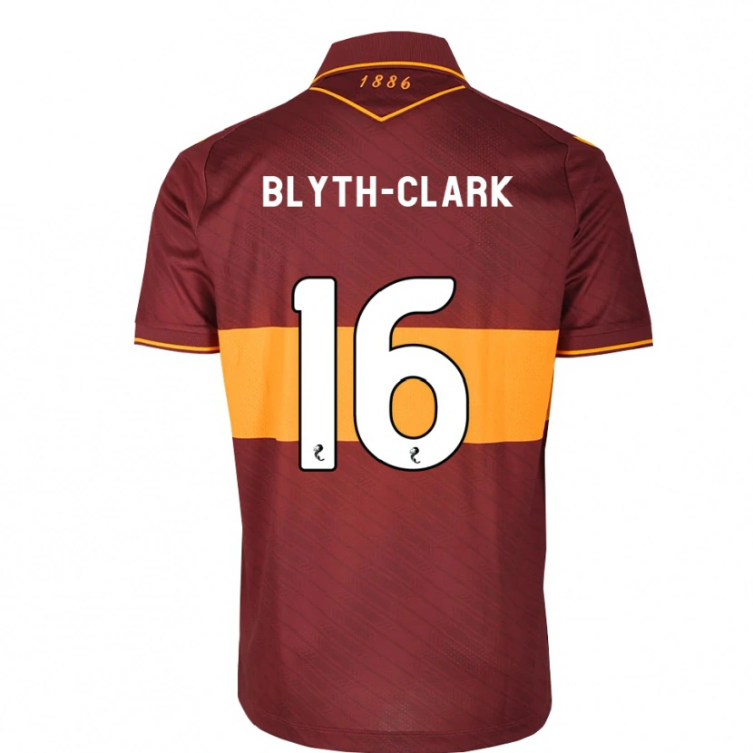 Danxen Mænd Mason Blyth-Clark #16 Orange Maron Udebane Spillertrøjer 2026/27 Trøje T-Shirt